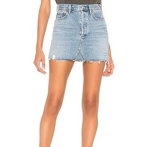 High rise jean skirt size 32